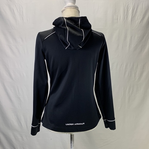 Under Armour Full Zip All Season Gear Black Hoodie Size Small - Picture 9 of 16